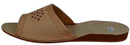 Women's soft sheepskin leather barefoot sandals, easy slip-on style, handmade by Polish artisans - The Leather Gift Co