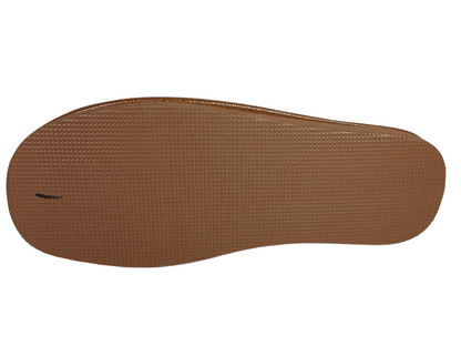 Handmade brown soft leather indoor slides for men, Polish artisan craftsmanship - The Leather Gift Co
